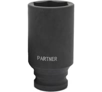 Головка ударная глубокая 6-гранная 12 мм, 1/2"DR Partner PA-4458512(13062)