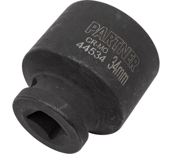 Головка ударная 6-гранная 34 мм, 1/2"DR Partner PA-44534(13056)