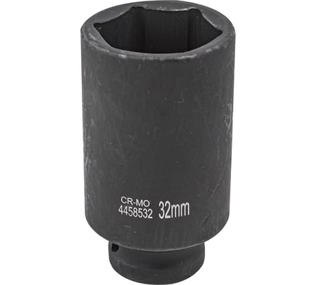 Головка ударная глубокая 6-гранная 32 мм, 1/2"DR Partner PA-4458532(13081)