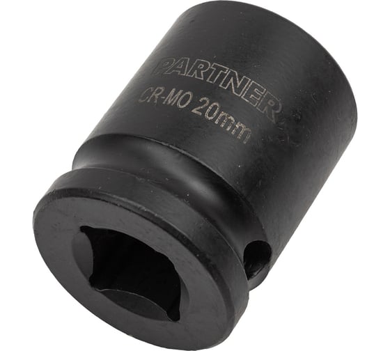 Головка ударная 6-гранная 20 мм, 1/2"DR Partner  PA-44520(13045)