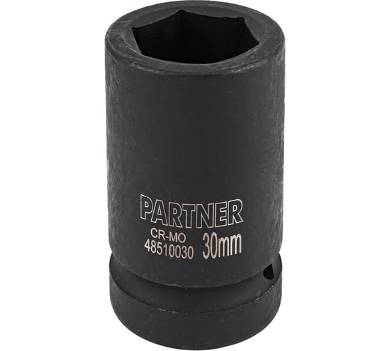 Головка ударная глубокая 6-гранная 30 мм, 1"DR Partner PA-48510030(12990) 1