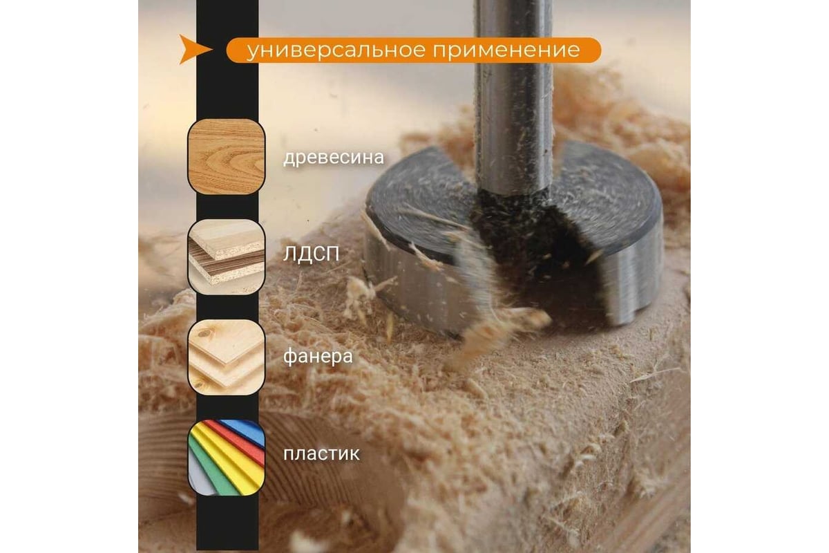 Сверло Форстнера 68 мм RAGE by VIRA 552014 - выгодная цена, отзывы ...