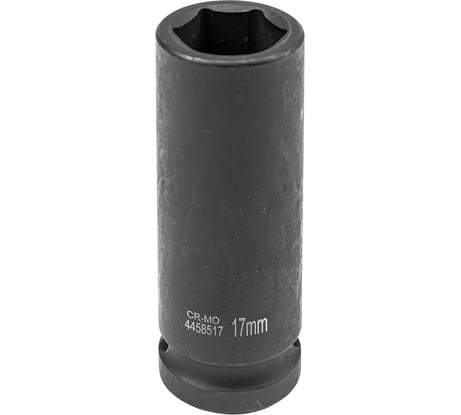 Головка ударная глубокая 6-гранная 17 мм, 1/2"DR Partner PA-4458517(13067)
