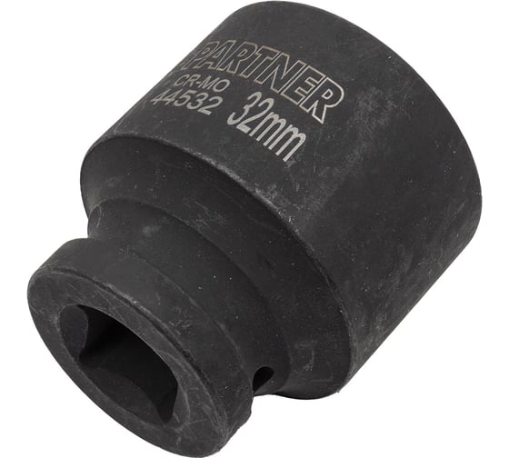 Головка ударная 6-гранная 32 мм, 1/2"DR Partner PA-44532(13055)