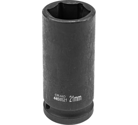 Головка ударная глубокая 6-гранная 21 мм, 1/2"DR Partner PA-4458521(13071)