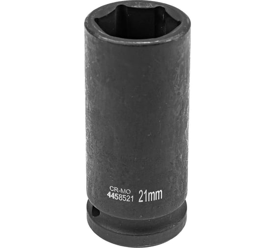 Головка ударная глубокая 6-гранная 21 мм, 1/2"DR Partner PA-4458521(13071)