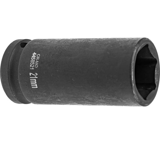 Головка ударная глубокая 6-гранная 21 мм, 1/2"DR Partner PA-4458521(13071)