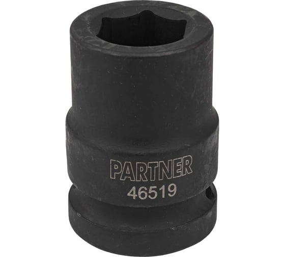 Головка ударная 6-гранная 19 мм, 3/4"DR Partner PA-46519(13000)