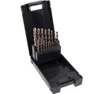 Набор сверл (19 шт, 1-10 мм, HSS-Co) по металлу D.BOR 141919108D-X