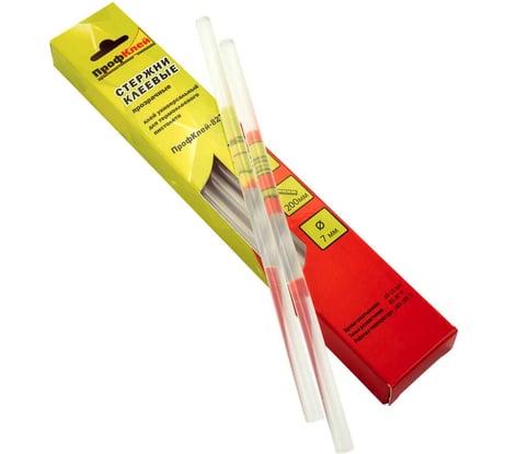 Стержни клеевые универсальные 8274 (7х200 мм; прозрачные; 10 шт.) ПрофКлей RU.07.08.2T