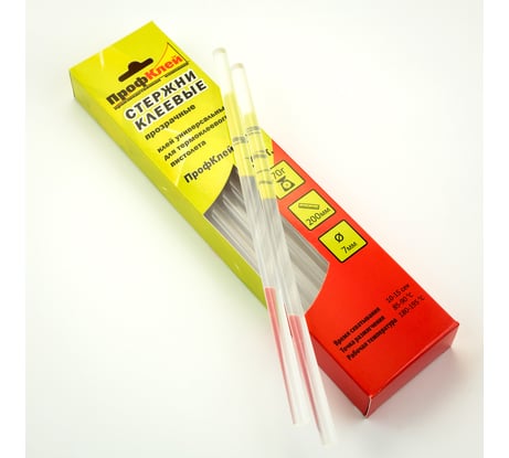 Стержни клеевые универсальные 8273 (7х200 мм; прозрачные; 20 шт.) ПрофКлей RU.07.17.2T