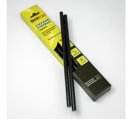 Стержни клеевые универсальные 8780 (7х200 мм; черные; 10 шт.) ПрофКлей RU.07.08.2.BL