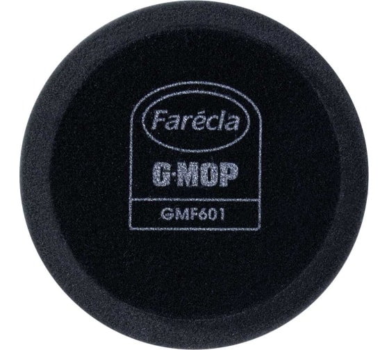 Полировальный круг для финишной пасты Farecla G Mop 6 Finishing Foam мягкий, черный, 150 мм, 2 шт GMF601 1