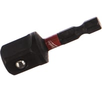 Переходник с 1/4"HEX на 1/2"квадратный хвостовик Milwaukee 4932471827