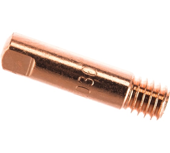 Наконечник сварочный прямой E-CU LED6510-08 (10 шт, М6, 0.8 мм) ПТК 00000027152