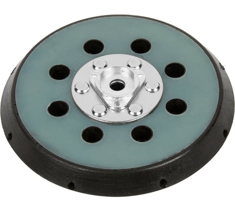 Диск-подошва для полировальных машин 125 мм 8+1 отверстий Velcro крепление М8 WIEDERKRAFT WDK-132302