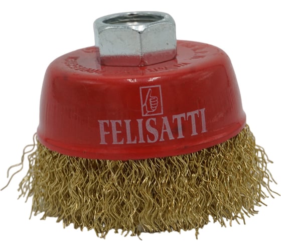 Щетка чашечная гофрированная 75 мм, М14 Felisatti 0106.5.0.00 1