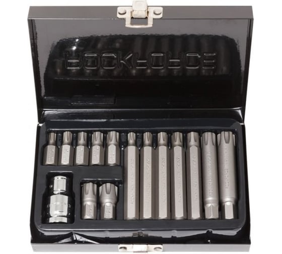 Набор бит RIBE c битодержателем 1/2" 15 предметов Rockforce RF-4159 1