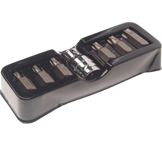 Набор бит TORX с битодержателем 1/2" в ложементе 7 предметов Rockforce RF-4074(27215) 1