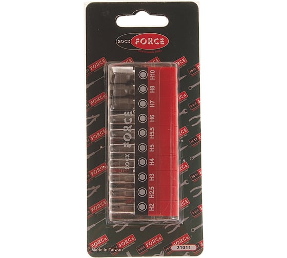Набор вставок 6-гранных (10 пр; 1/4"; 2-10 мм) Rockforce RF-21011