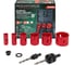 Набор кольцевых биметаллических пил HSS 9 предметов Rockforce RF-BHS09(29660) 1