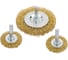 Набор кордщеток дисковых латунных для дрели (6 пр, 1/4", 25-75 мм) Rockforce RF-BWS601(29094) 6