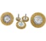 Набор кордщеток дисковых латунных (5 пр, 1/4", 25-75 мм) для дрели Rockforce RF-BWS501(29093) 5