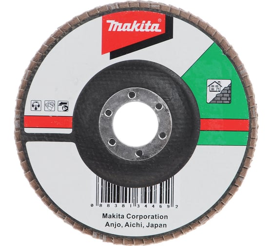 Диск лепестковый ф125x22 мм К80 Makita D-28101