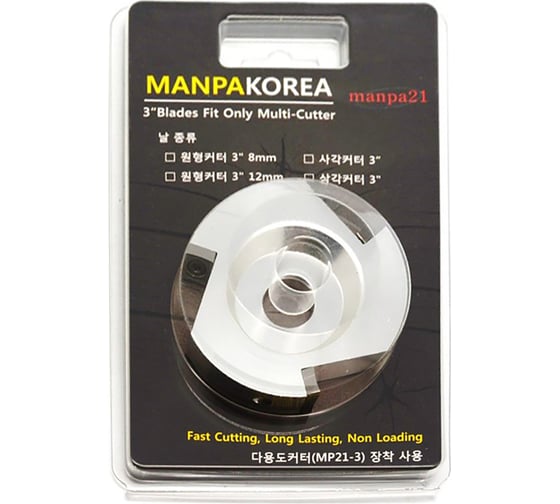 Диск шлифовальный Quadrangle Cutter 3" MANPA М00016529
