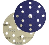 Материал абразивный в кругах 150 мм, керамозерно, 15 отверстий, Р400, 100 шт BETACORD 703.0400