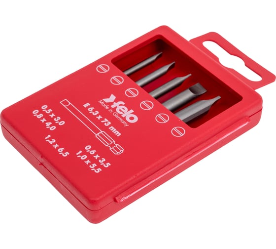 Набор бит SL Industrial 70 мм в кейсе 5 шт. Felo 03091716 1