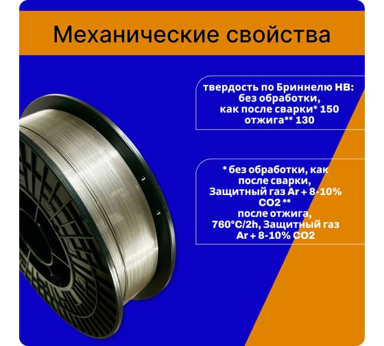 Сварочная нержавеющая проволока 430L CB-IG 0.8 мм, катушка 5 кг Интерметиз 4678598026342