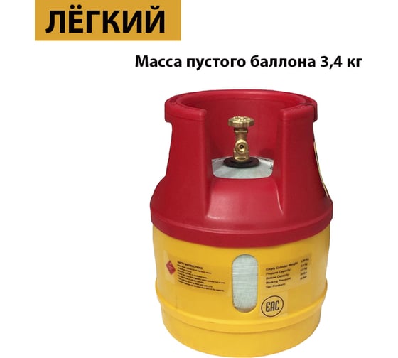 Баллон композитный 12.5 л BURHAN GAS 00-00000375