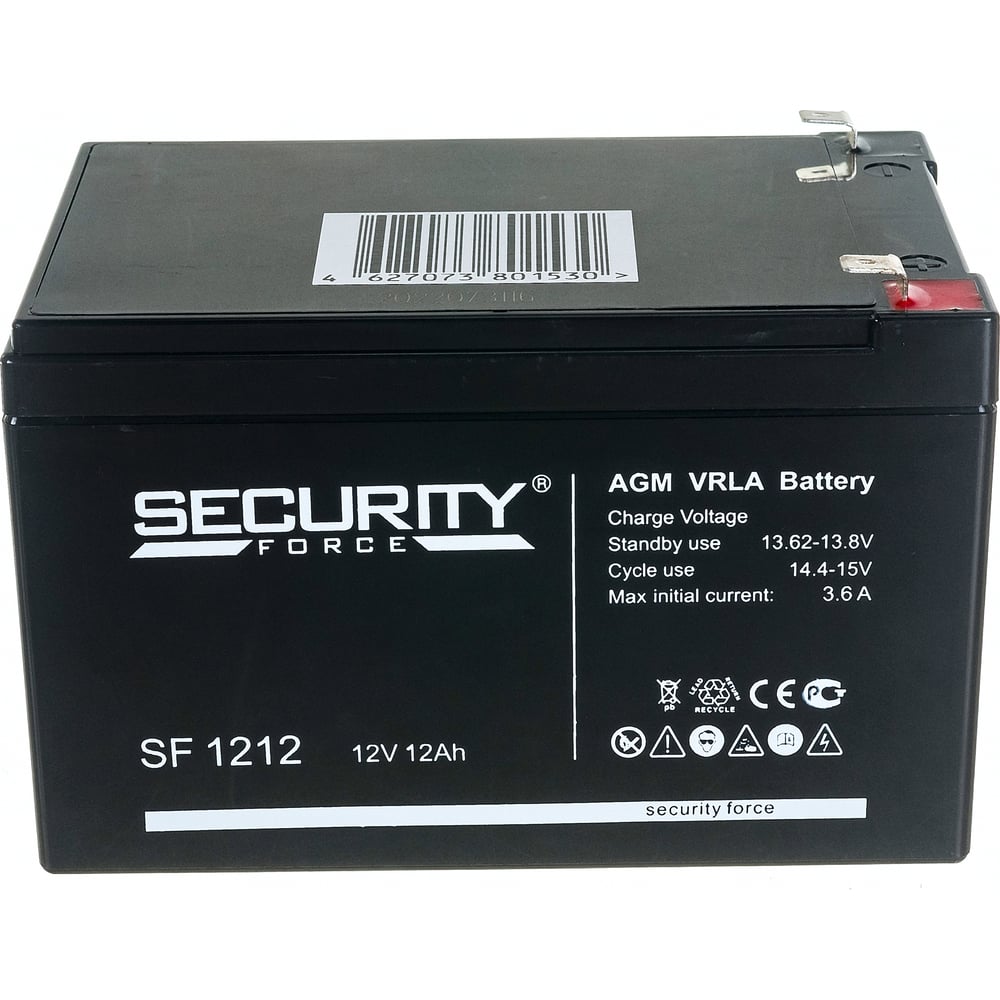 Батарея аккумуляторная Security Force SF 1212 - выгодная цена, отзывы .