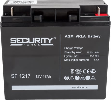 Батарея аккумуляторная Security Force SF 1217