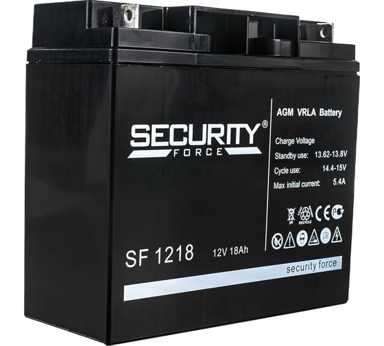 Батарея аккумуляторная Security Force SF 1218