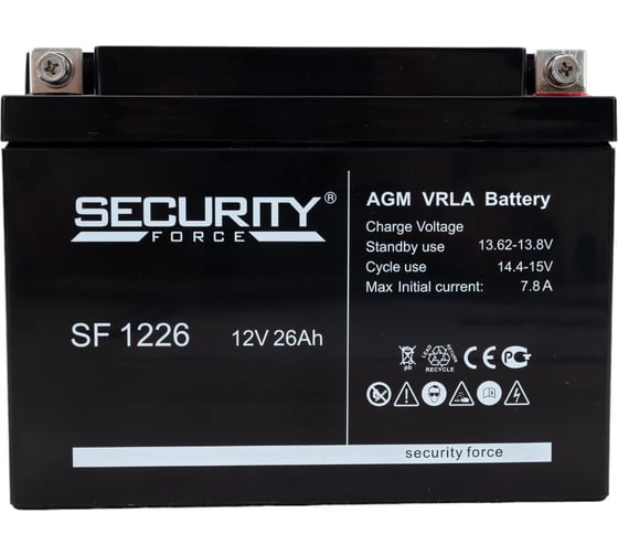Батарея аккумуляторная Security Force SF 1226