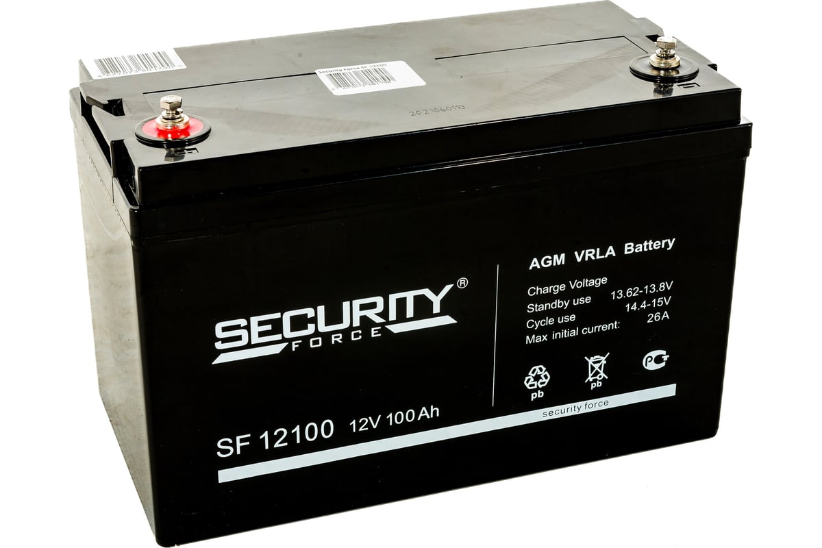 Батарея аккумуляторная Security Force SF 12100 - выгодная цена, отзывы ...