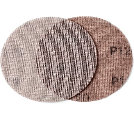 Диск абразивный сетчатый Velcro 150 мм, P120, 10 шт Flexione 10001075