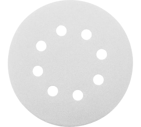 Диск шлифовальный Velcro 8 отверстий 125 мм, P280, 10 шт Flexione 50000615