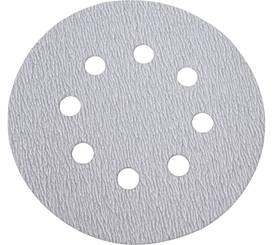Диск шлифовальный Velcro 8 отверстий 125 мм, P280, 10 шт Flexione 50000615