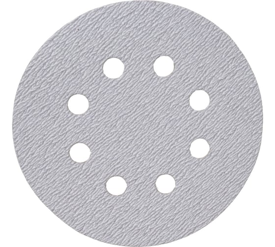 Диск шлифовальный Velcro 8 отверстий 125 мм, P280, 10 шт Flexione 50000615