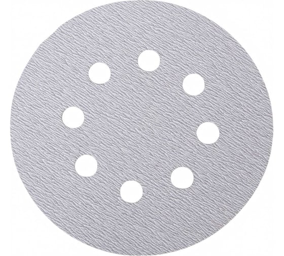 Диск шлифовальный Velcro 8 отверстий 125 мм, P1000, 10 шт Flexione 50000645 1