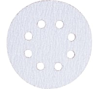 Диск шлифовальный Velcro 8 отверстий 125 мм, P40, 10 шт Flexione 50000665