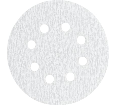 Диск шлифовальный Velcro 8 отверстий 125 мм, P180, 10 шт Flexione 50000515