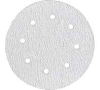 Диск шлифовальный Velcro 8 отверстий 180 мм, P80, 5 шт Flexione 10000885