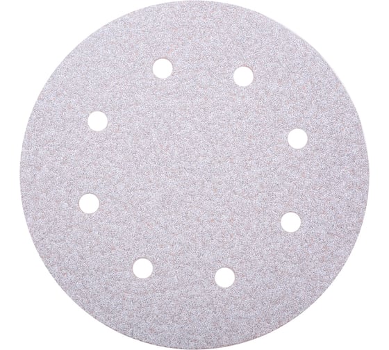 Диск шлифовальный Velcro 8 отверстий 180 мм, P80, 5 шт Flexione 10000885