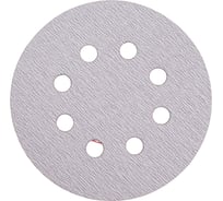 Диск шлифовальный Velcro 8 отверстий 125 мм, P500, 10 шт Flexione 50000635