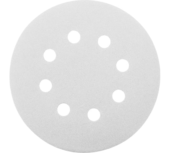 Диск шлифовальный Velcro 8 отверстий 125 мм, P120, 10 шт Flexione 50000505