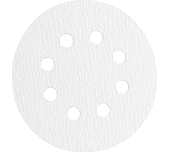 Диск шлифовальный Velcro 8 отверстий 125 мм, P120, 10 шт Flexione 50000505